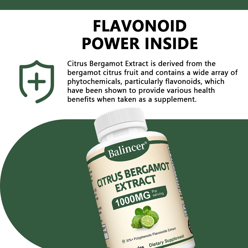 Bergamot Extract 30/60/120capsules – Maintain cardiovascular health, antioxidant