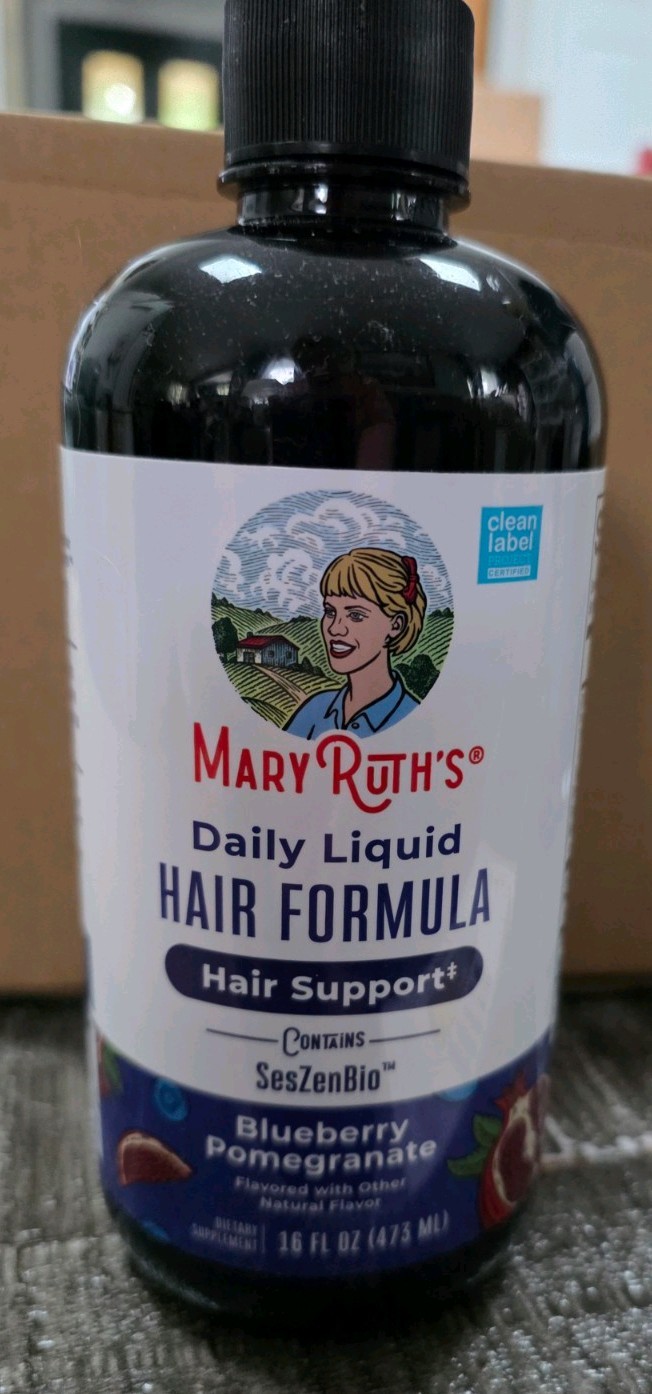 MaryRuth’s Daily Liquid Hair Formula Hair Support Biotin Vit A+C 16 fl oz