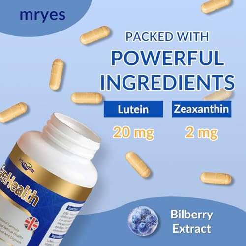 Lutein 20 mg with Zeaxanthin, 60 Count (Pack of 1), 60 1)
