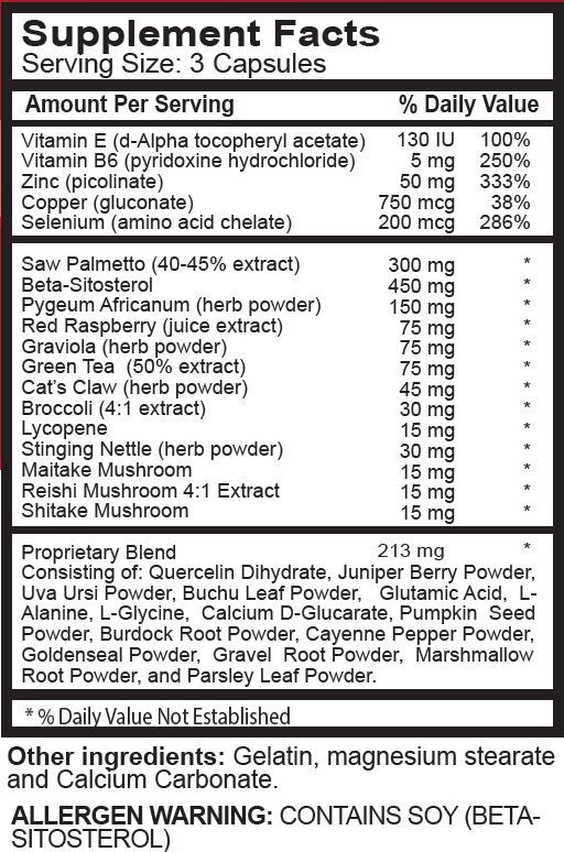 Beta Sitosterol – Prostate Support 1600mg – Improve Weak Urinary Stream Pills 3B