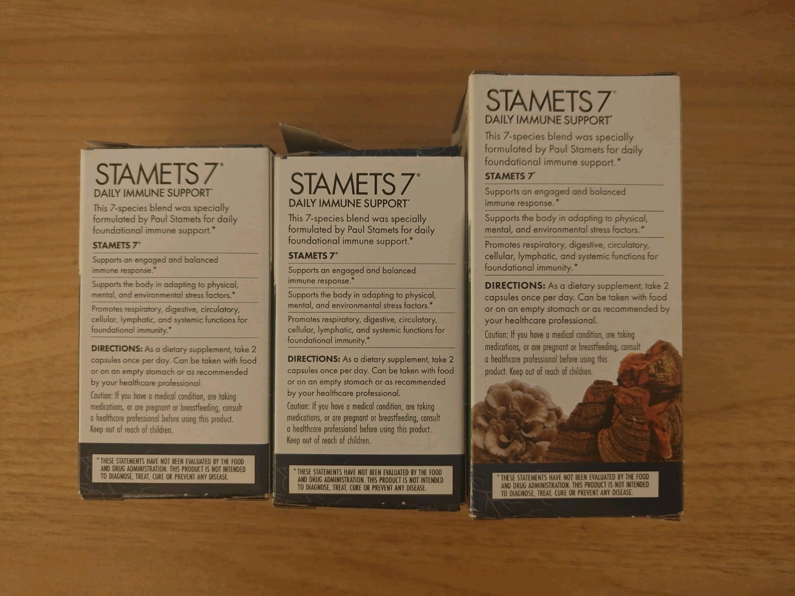 3x Host Defense Mushrooms Stamets 7 Immune Support Best 90 CT Total 2028