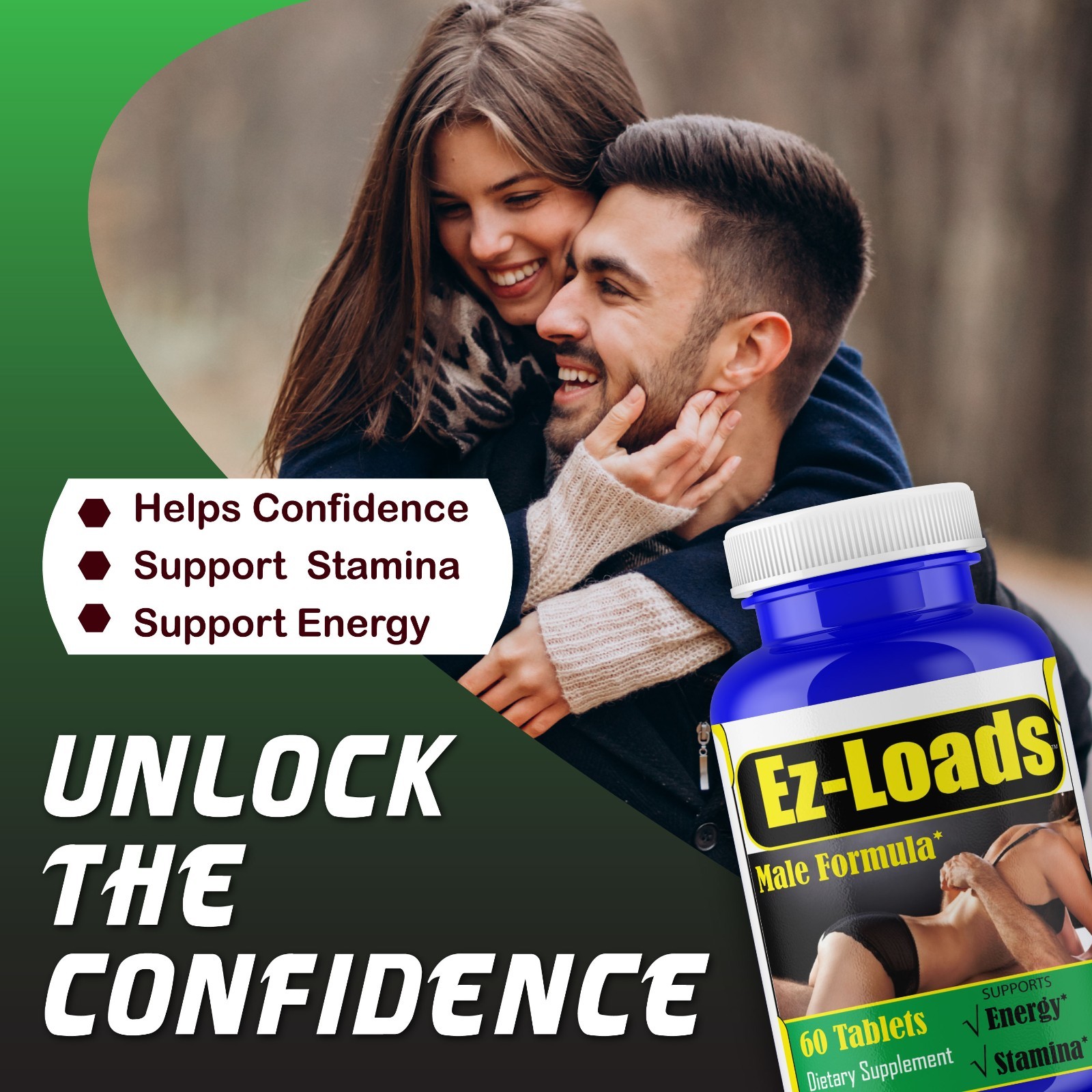 Male Enhancing 60 Capsules, LIBIDO, Maximum Strength, Extra Performance & Drive