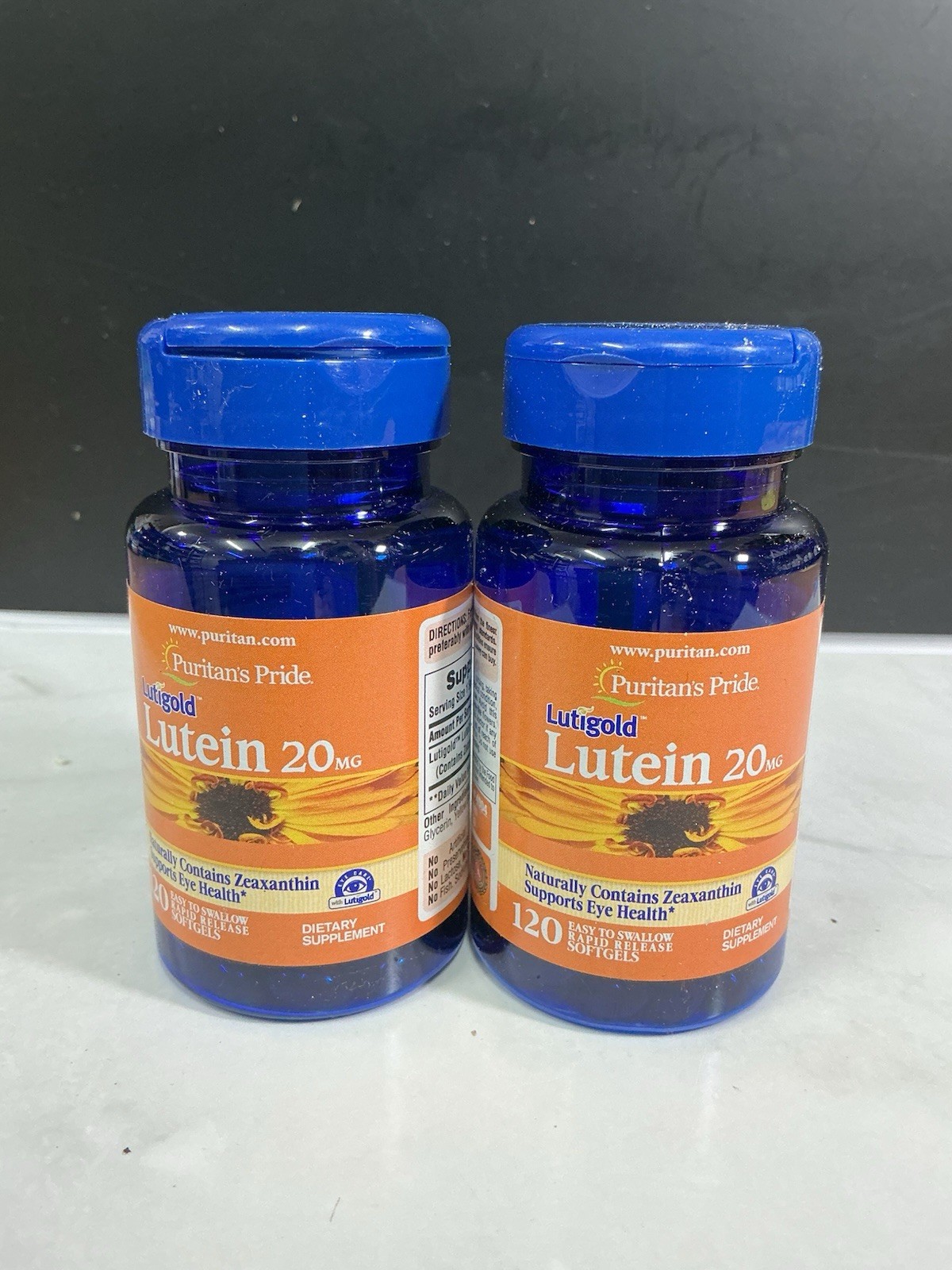 Puritan’s Pride Premium Lutigold Lutein Carotenoid 20mg 1 Count (Pack of 240)