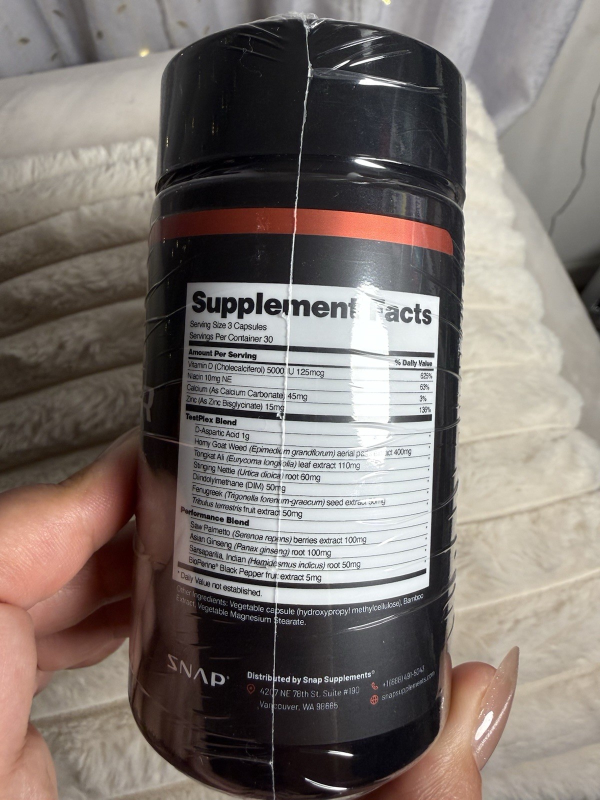 Nitric oxide /Prostate Health / testo booster 90 Capsules
