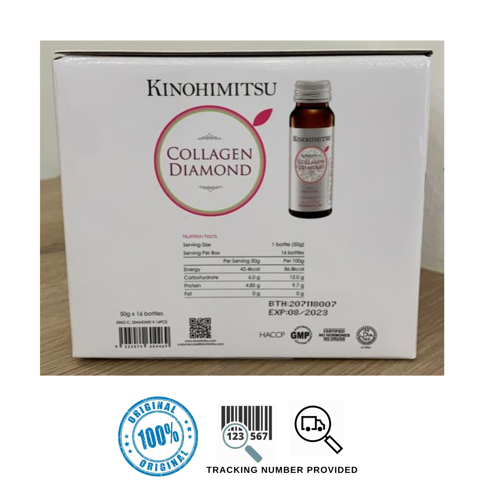 Kinohimitsu Collagen Diamond 5300Mg Drinks for Anti- Aging & Skin Firming 16btl