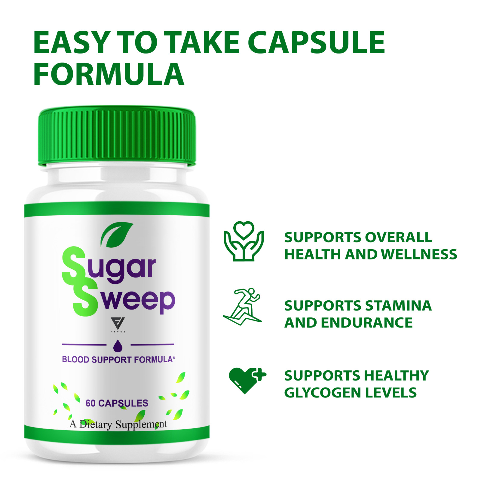 (5 Pack) Sugar Sweep Blood Support Supplement, SugarSweep Pills (300 Capsules)