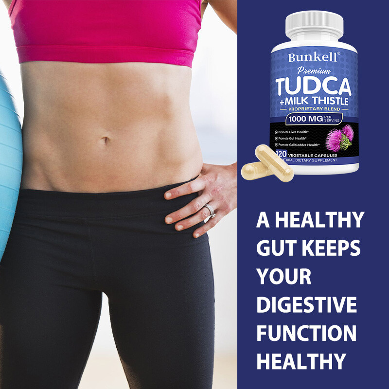 TUDCA Liver Support Supplement 1000mg Liver Detox Cleanse 30-120 Capsules