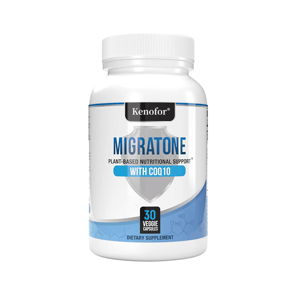 Migratone – with CoQ10, Supports Brain Function, Headache Relief Supplement