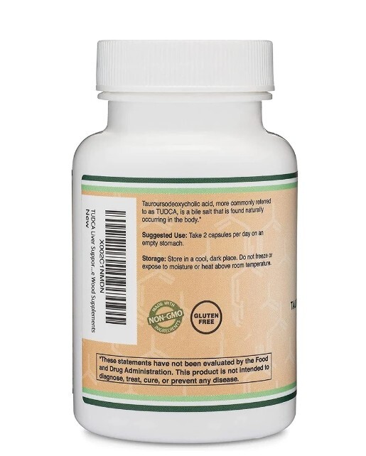 Double Wood, TUDCA, 2 PACK, 250 mg per capsule, 60 Capsules each (120 total!)