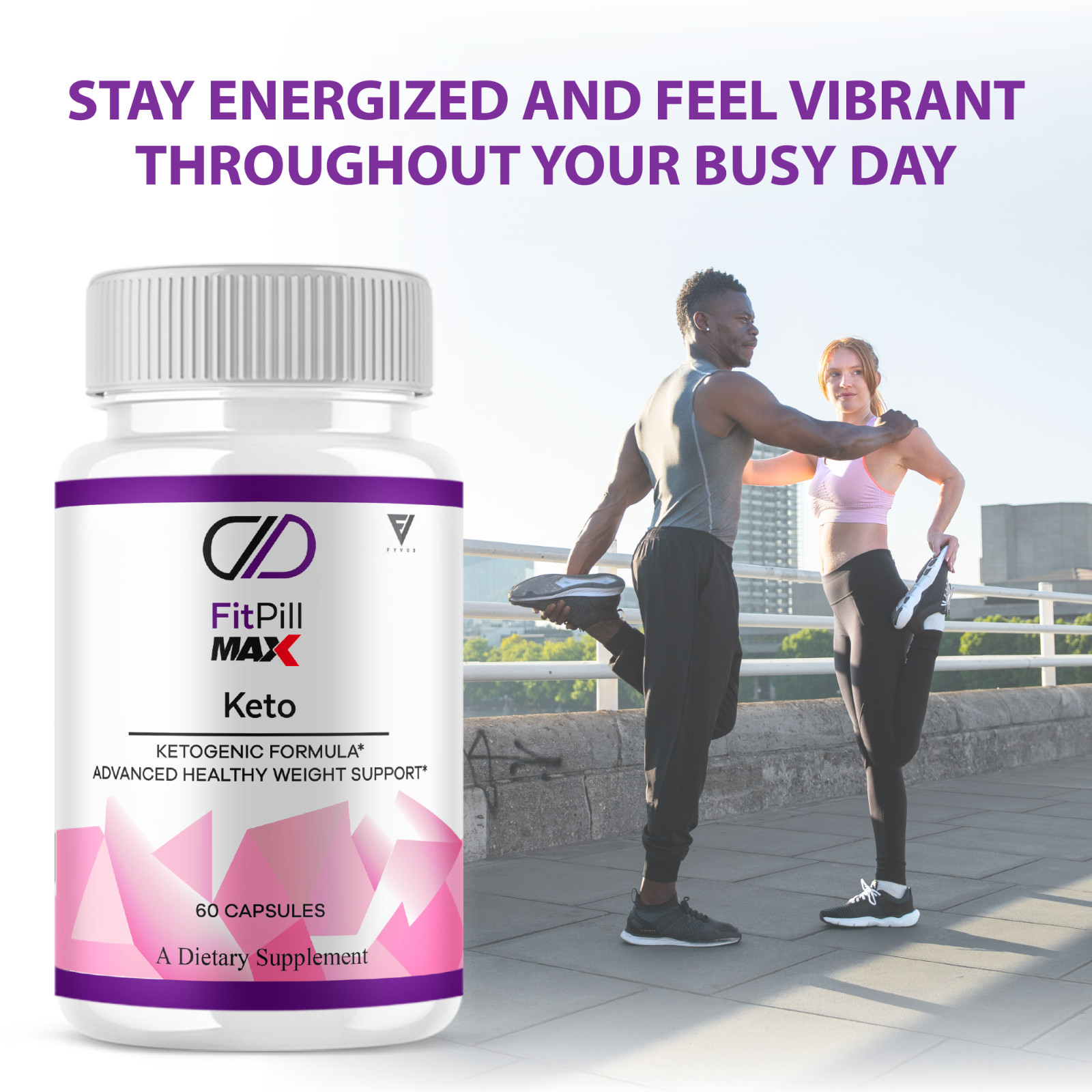 (2 Pack) Fitpill Max Keto Supplement, Fitpill Weight Management (120 Capsules)