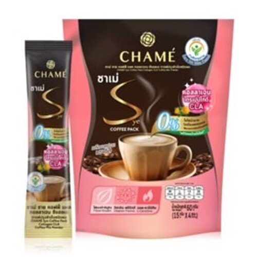 3x Chame Sye Coffee Pack Tripeptide Collagen 15g x 60 Sachets