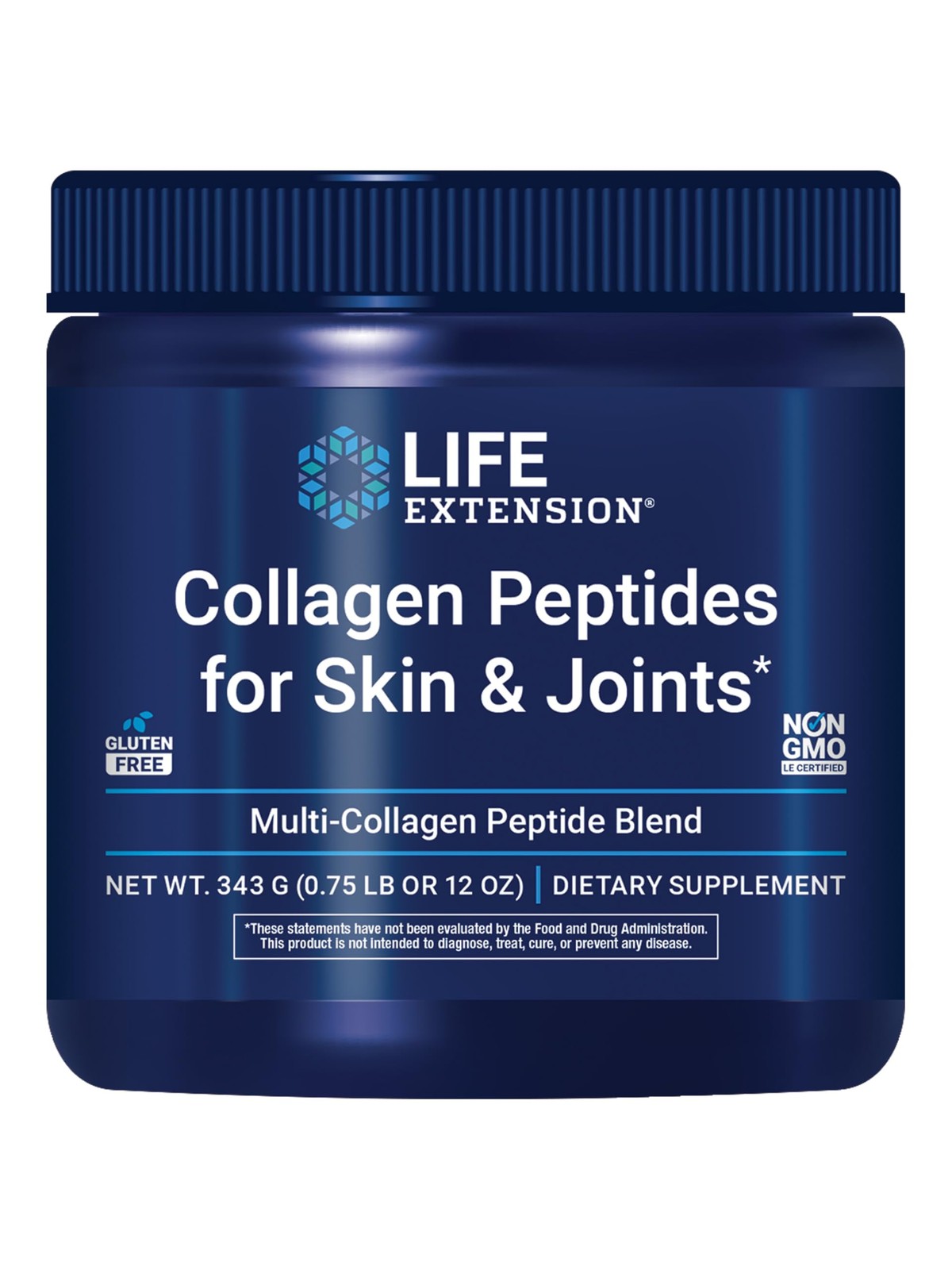 Life Extension Collagen 12 Ounce (Pack of 1), Off White to Yellow Beige
