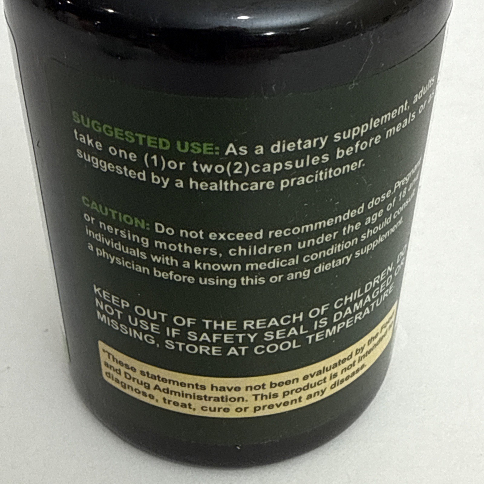 Berberine HCl Complex 1300mg 180 Capsules Dietary Supplement BB 11/27