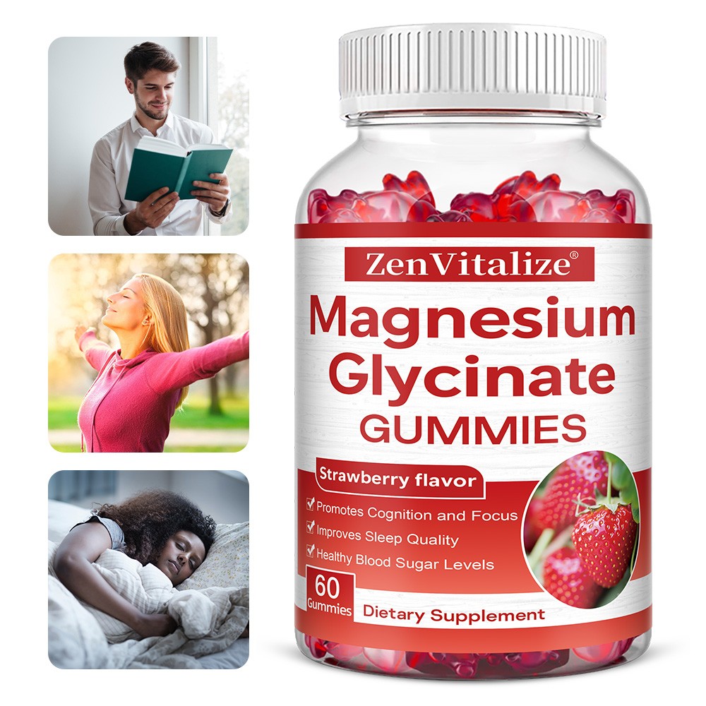 Magnesium glycine: Strengthens bones, relieves stress, and improves sleep.