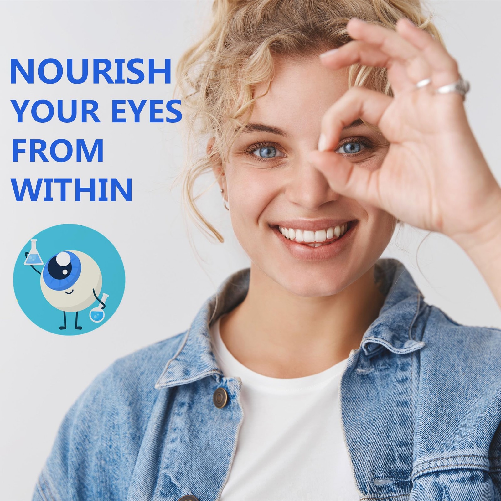Lutein 20mg 40mg and Zeaxanthin Supplements for Eyes, 60 Count (Pack of 1)