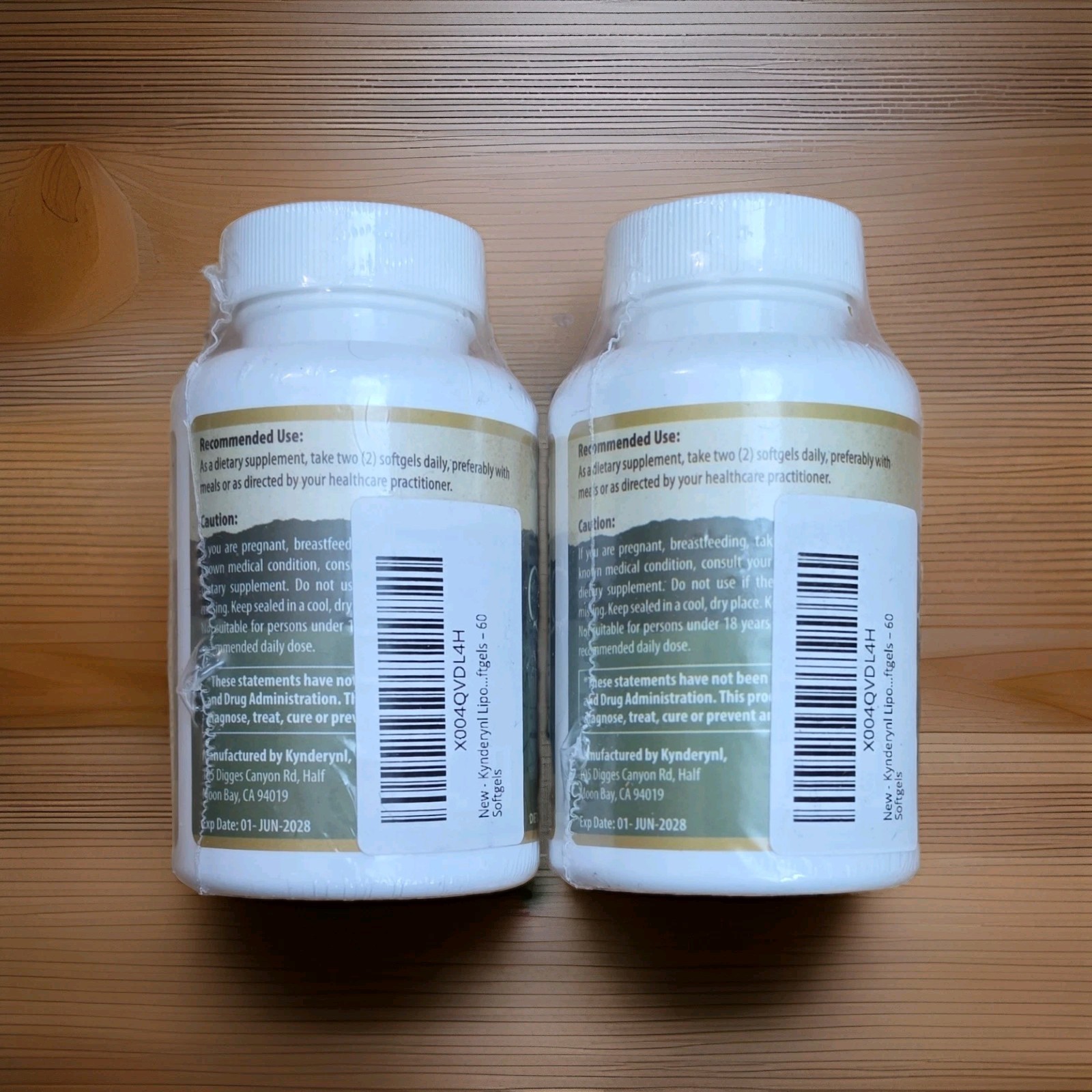 2 X Kynderlynl Quercetin 1000mg 5-in-1 Optimal Formula 120 Softgels EXP 06/28
