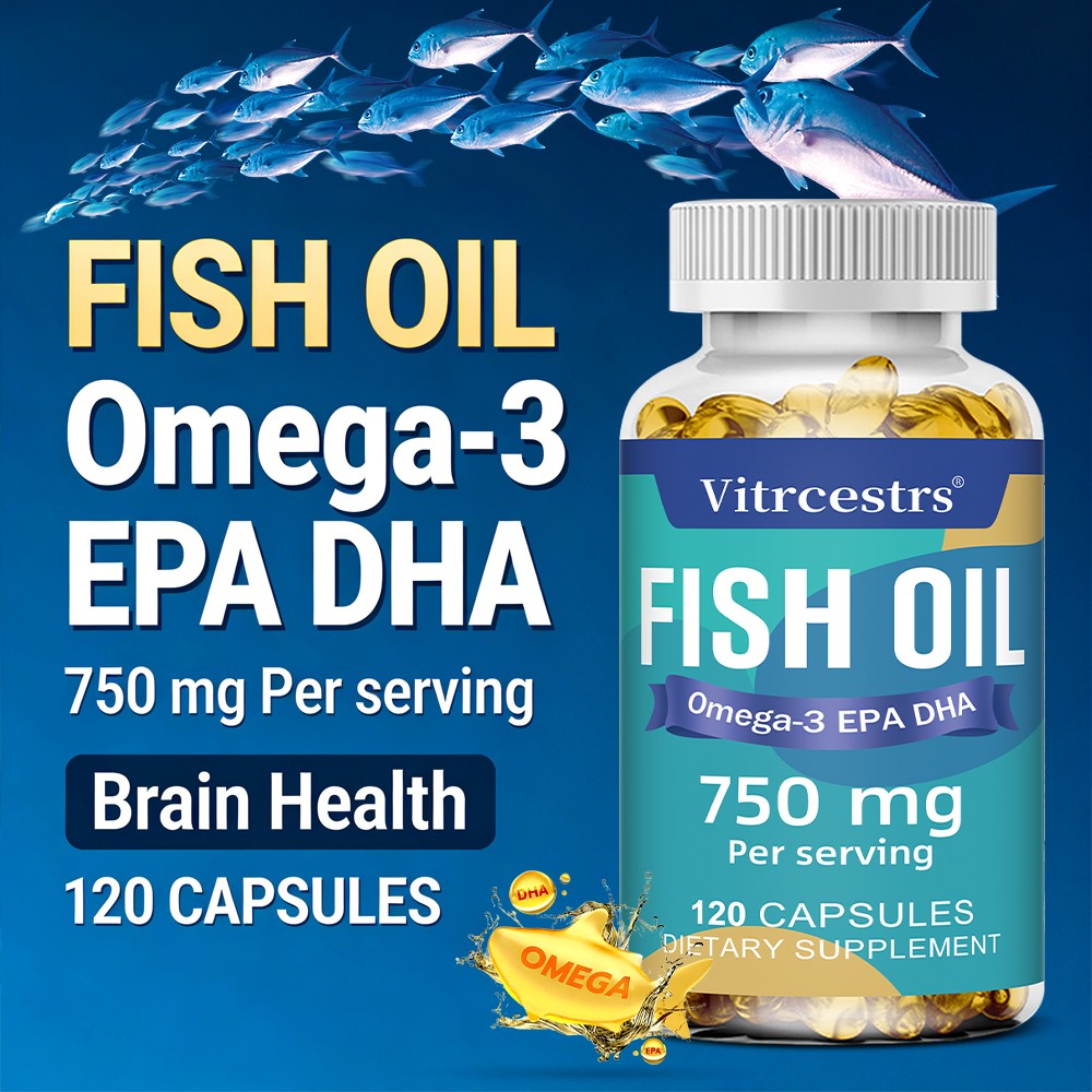 Fish Oil Supplement Fast Absorption Promote Joint Mobility,Reduce Aches & Pains