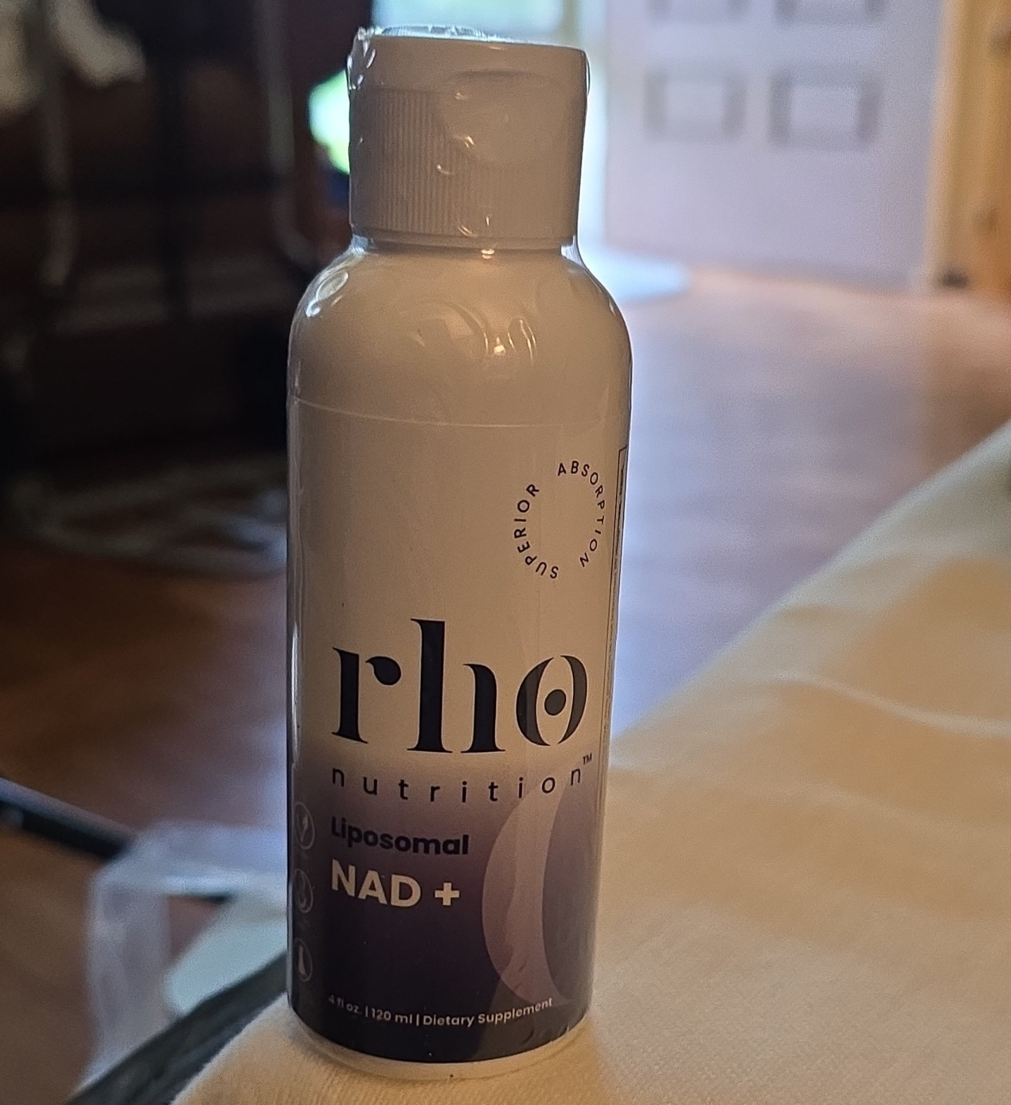 rho nutrition Liposomal NAD+ Liquid 100mg 4 fl oz Non-GMO