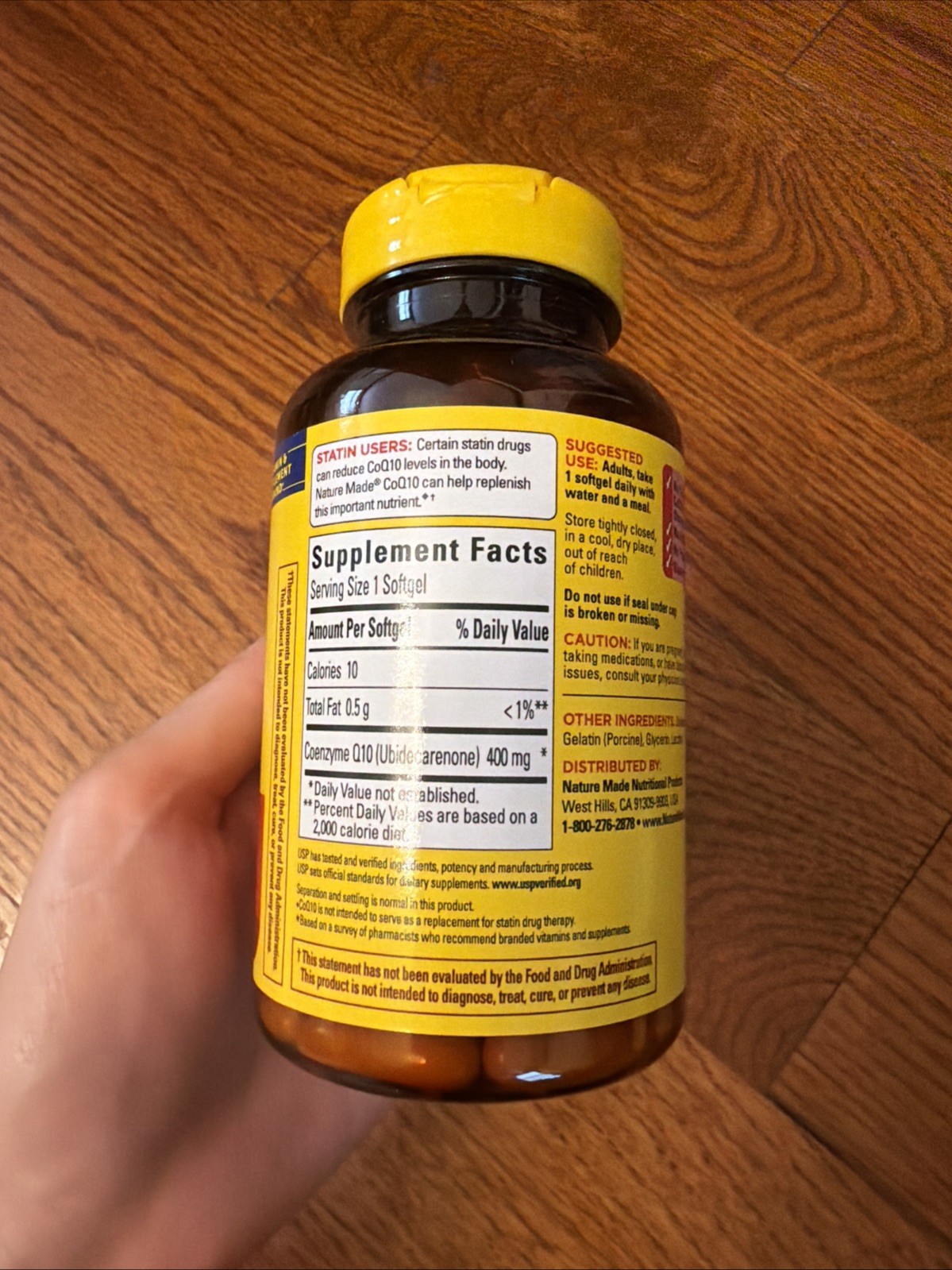 NEW Nature Made CoQ10 Extra Strength 400 mg 90 Softgels Gluten-Free Exp 7/2027