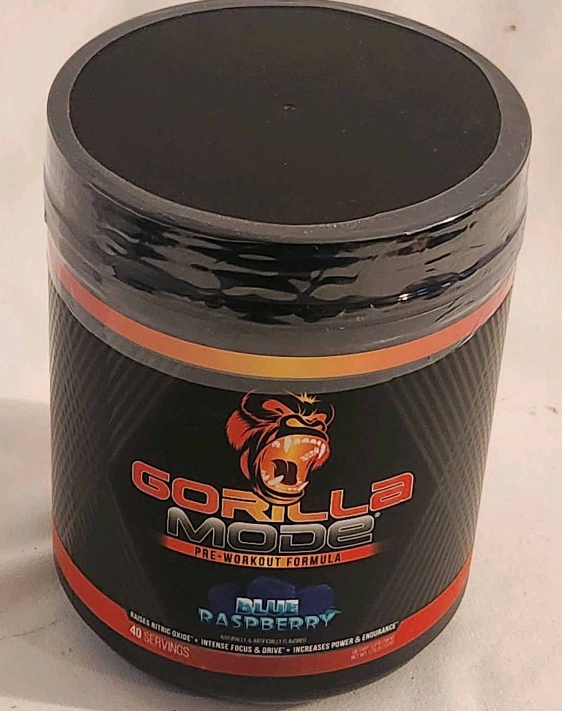 Gorilla Mode Pre-Workout – Blue Raspberry (40 Servings) …New Factory Sealed…