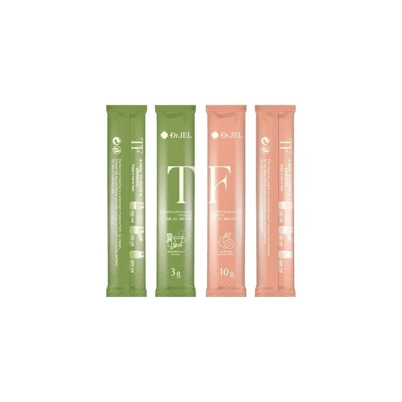 3x Dr.Jel Tf Tea Fasting Matcha Peach Good Health Weight Control Fresh Bright