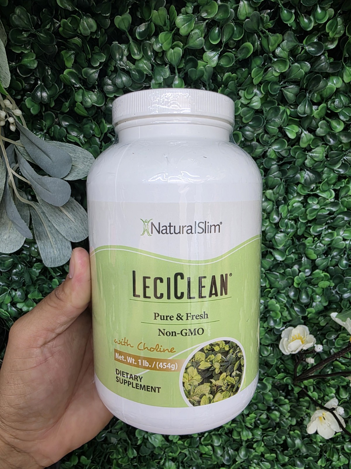 NaturalSlim LeciClean Lecithin Non-GMO Choline 1 lb (454g)