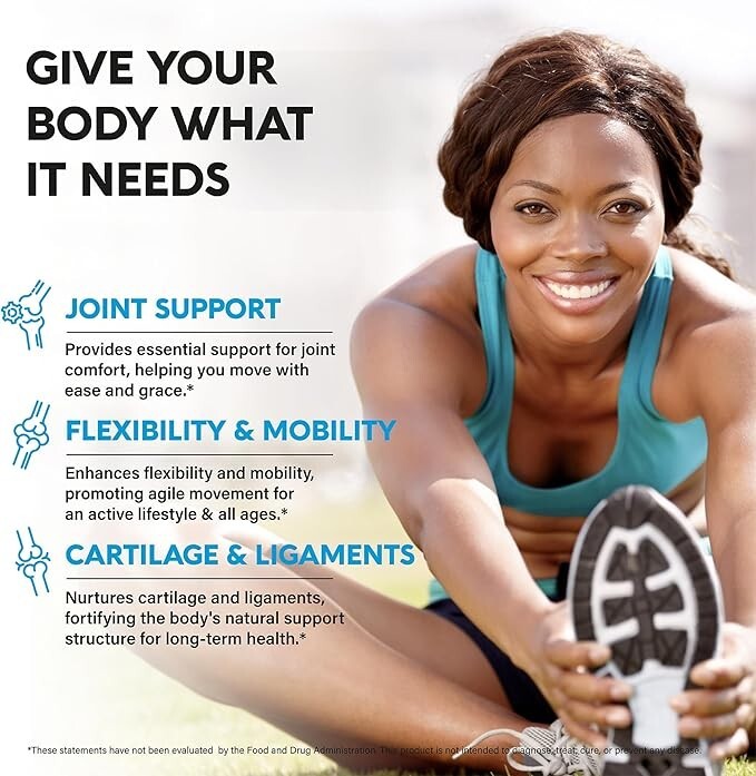 Glucosamine Chondroitin MSM Collagen | FSA HSA Eligible 120 Count (Pack of 1)