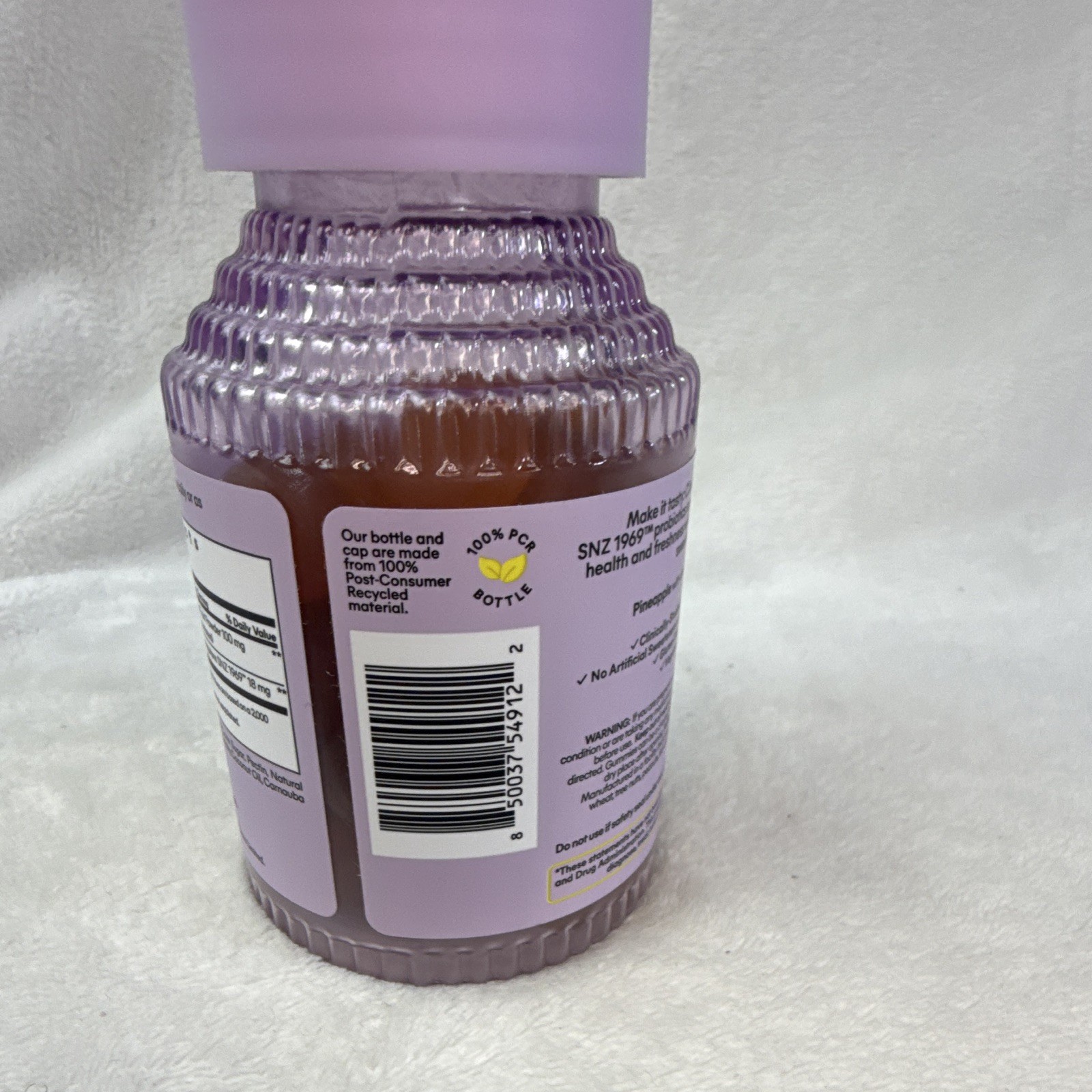 Lemme PURR Vaginal Probiotic Gummies Pineapple + Vitamin C 60 Count