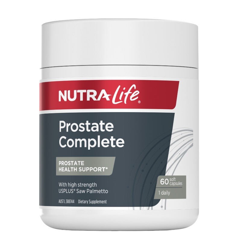 [NUTRA-LIFE] Nutralife Prostate Complete 60 Capsules Prostate Health New Look