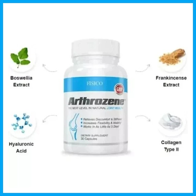 Fisico Arthrozene Natural Joint Support Supplement 30 Capsules (Pack of 5) – NEW