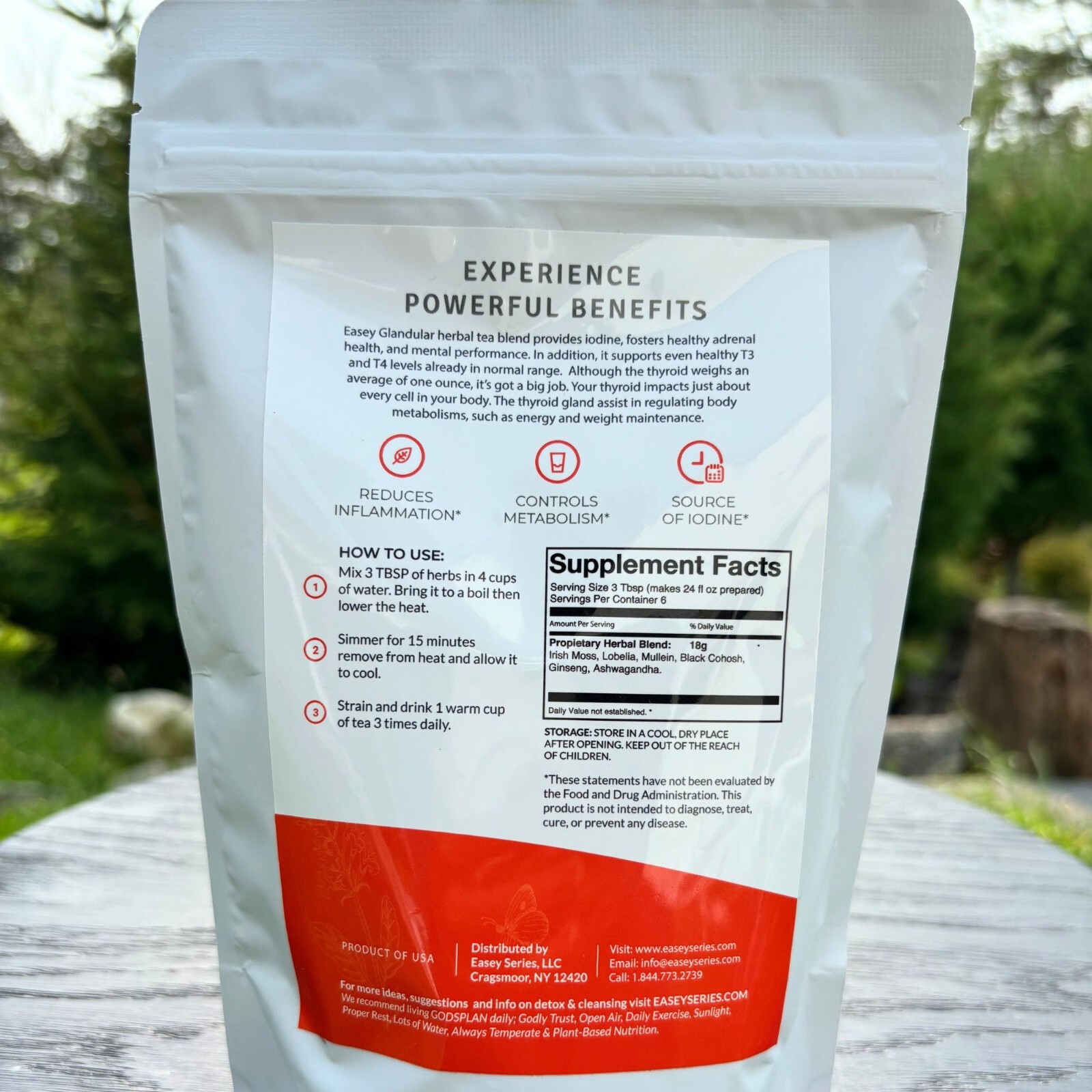 Easey Glandular Thyroid Support 4oz (dry herbs)