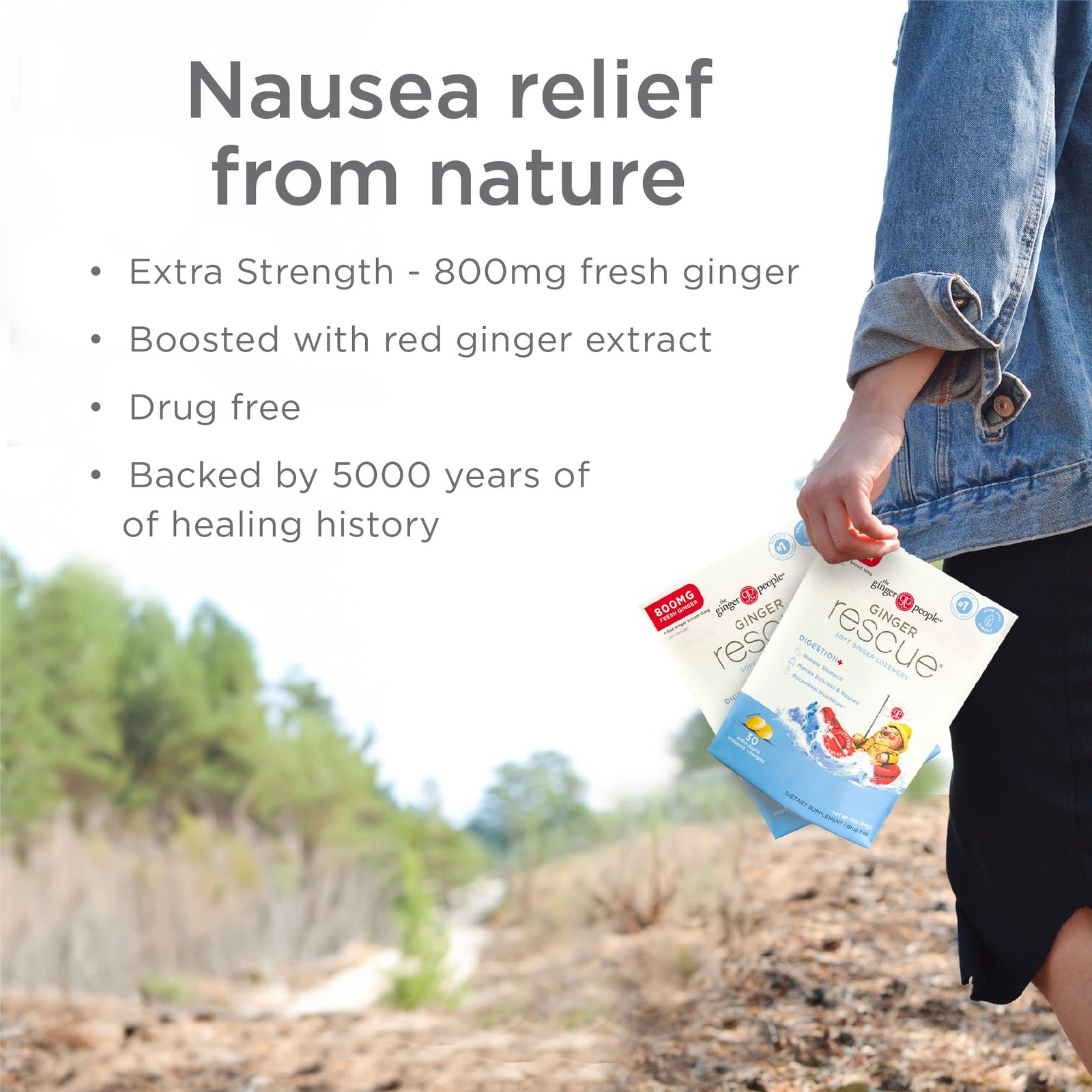 (Pack of 7) Ginger People Ginger Rescue Lzng Soft Ginger Lozenges 3 Oz