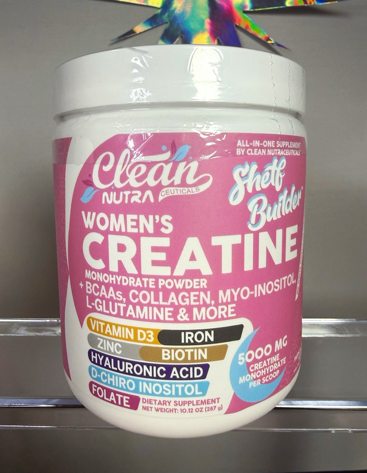 Clean Nutraceuticals Women’s Creatine Powder Tropical Orange 10.12 oz
