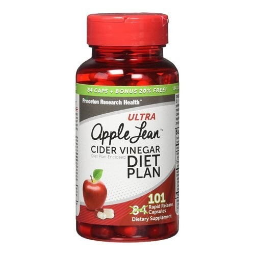 Ultra Apple Lean Cider Vinegar Diet Plan Rapid Release Capsules 101 Count 2 Pack
