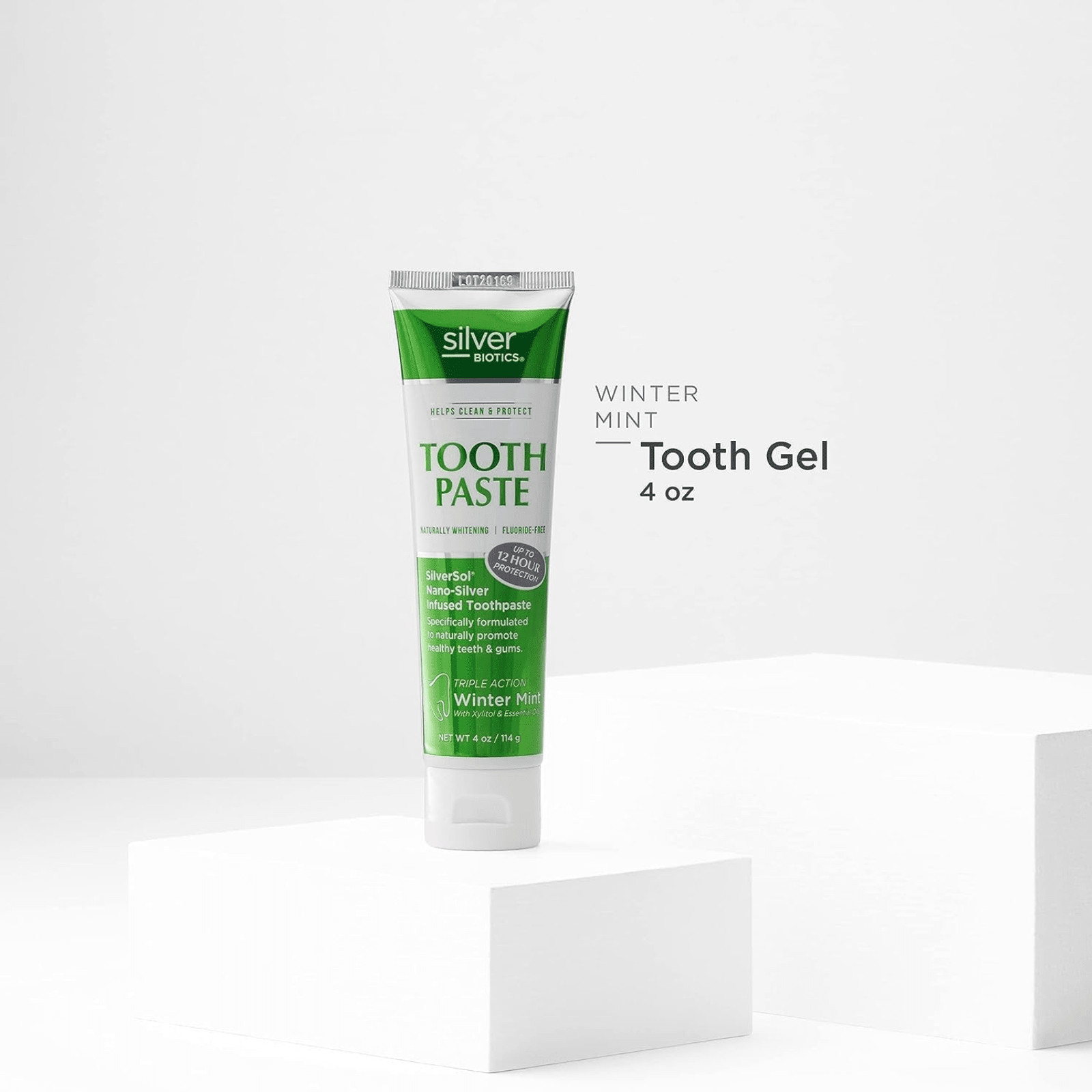 American Biotech Labs Silver Biotic Toothpaste 4 Oz Fluoride Free