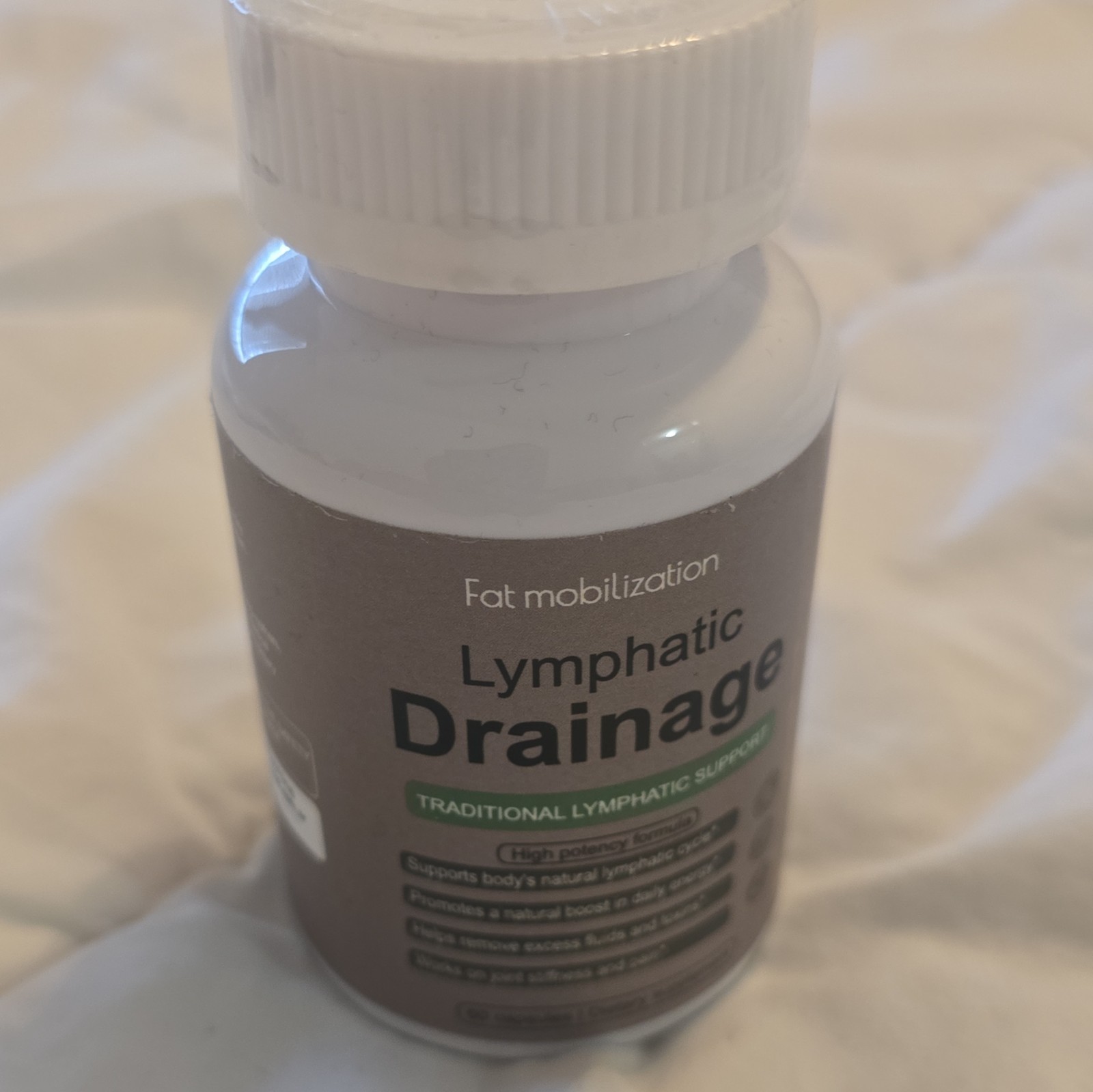 Fat mobilization Lymphatic Drainage Energy Support High Potency 60 Veg Caps