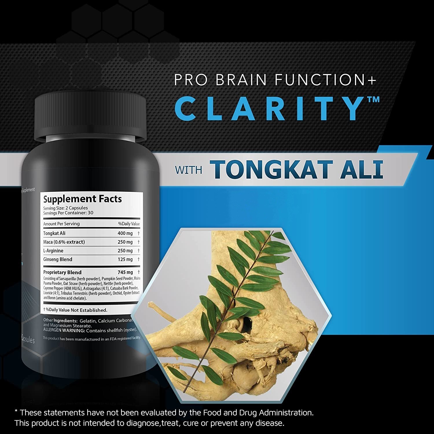 Pro Brain Function Plus Clarity – Advanced Memory Formula – Performance Herbal