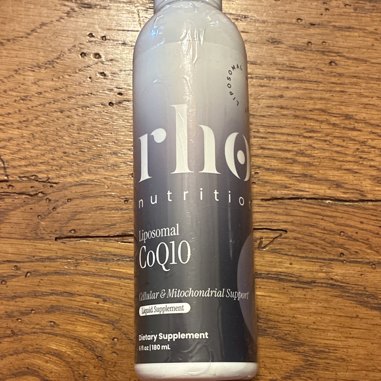 RHO Nutrition Liposomal CoQ10 Liquid 100mg Cellular Support 6 fl oz Non-GMO