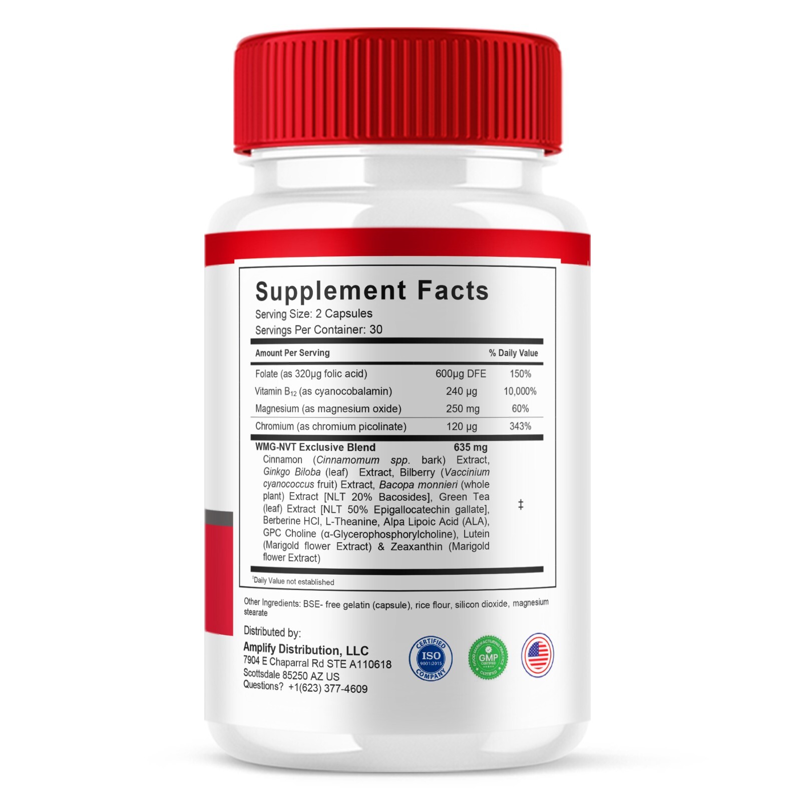 (2 Pack) Premium Glyco Blood Support Supplement, PremiumGlyco (120 Capsules)