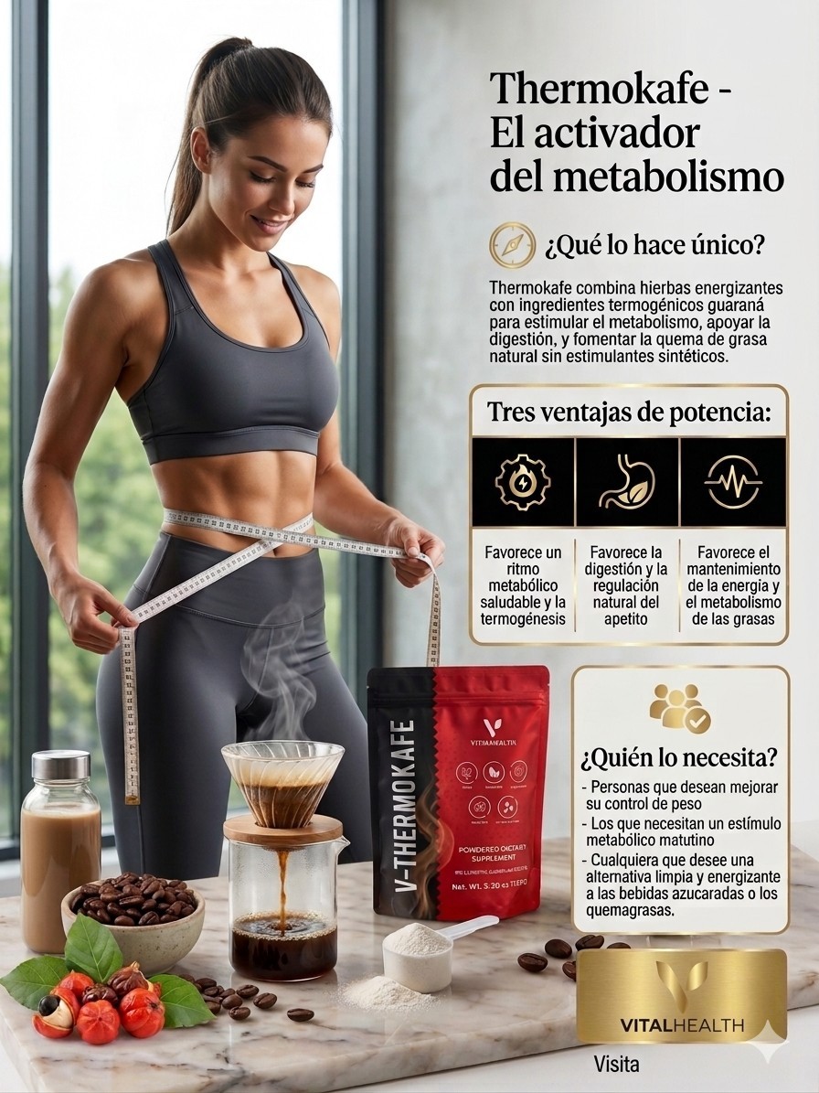 VitalHealth V-Thermokafe Energy & Weight Support Coffee Powder 5.30 oz