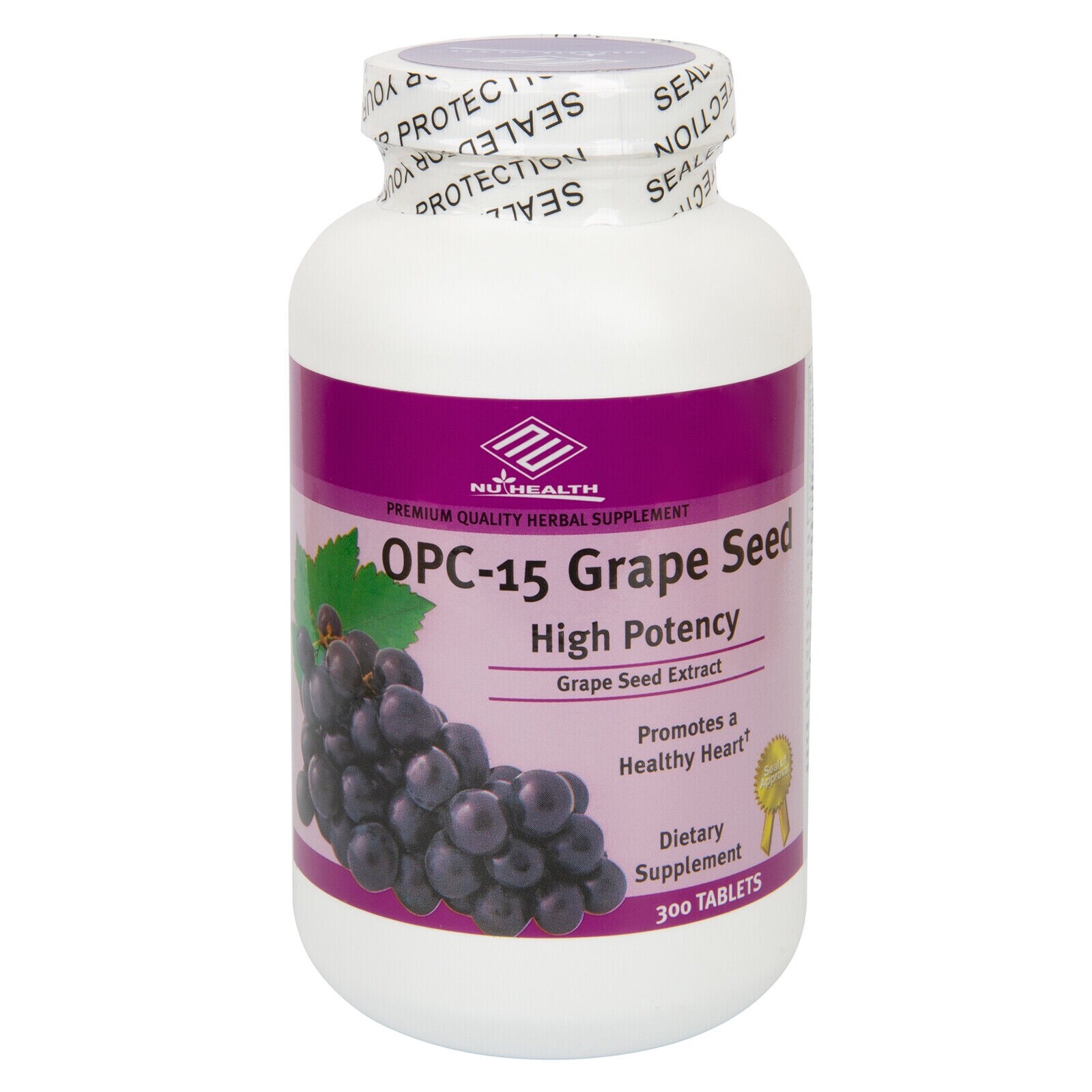 OPC 15 Grape Seed Extract 100 mg 300 Tabs Anti oxident Made In USA FREE SHIP