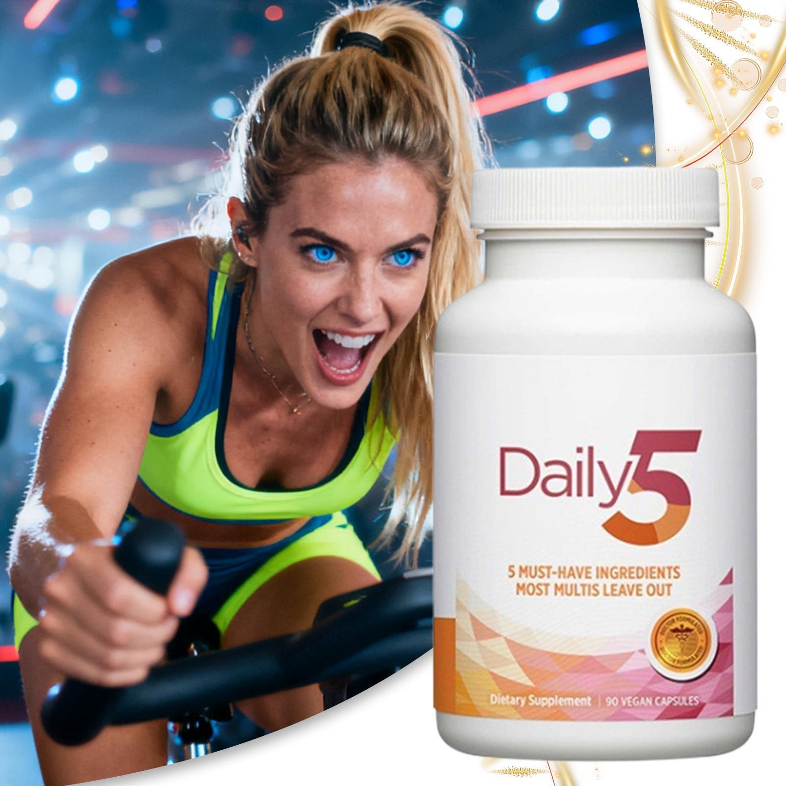 3PACK Doctors’ Preferred Daily5 90 Vegan Capsules Dietary Supplement
