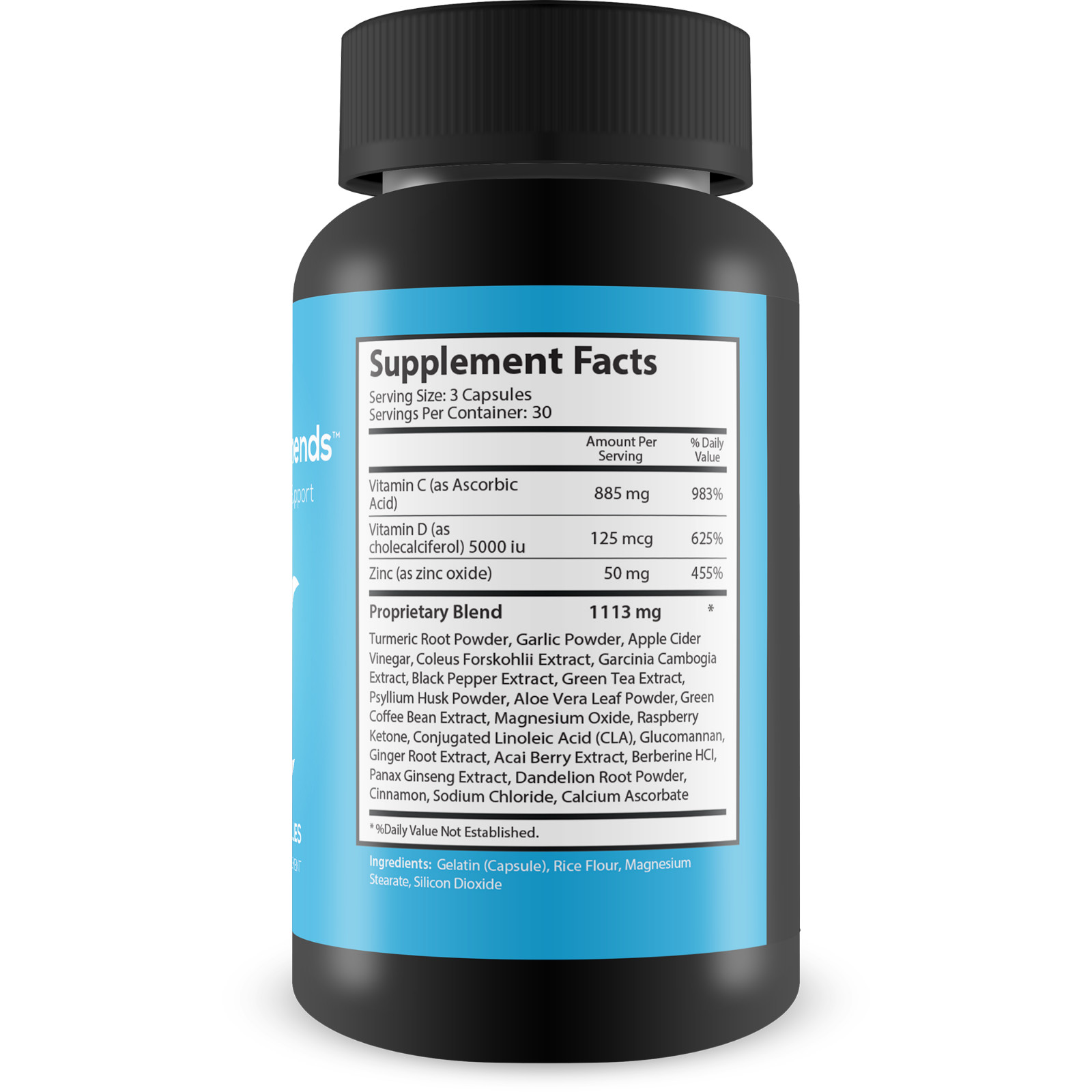 Pro Glucomends Blood Sugar Support Supplement – Berberine Formula with Cinnamon