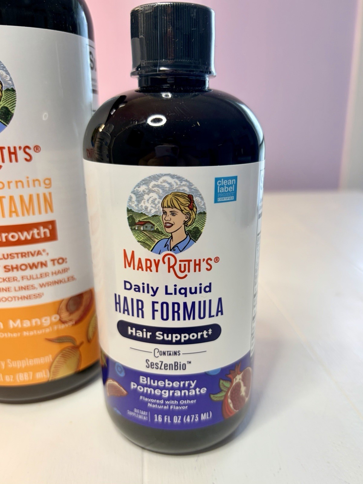 MaryRuth Organics Hair Growth Essentials Bundle 3 Pc Liquid Vitamin Supplements