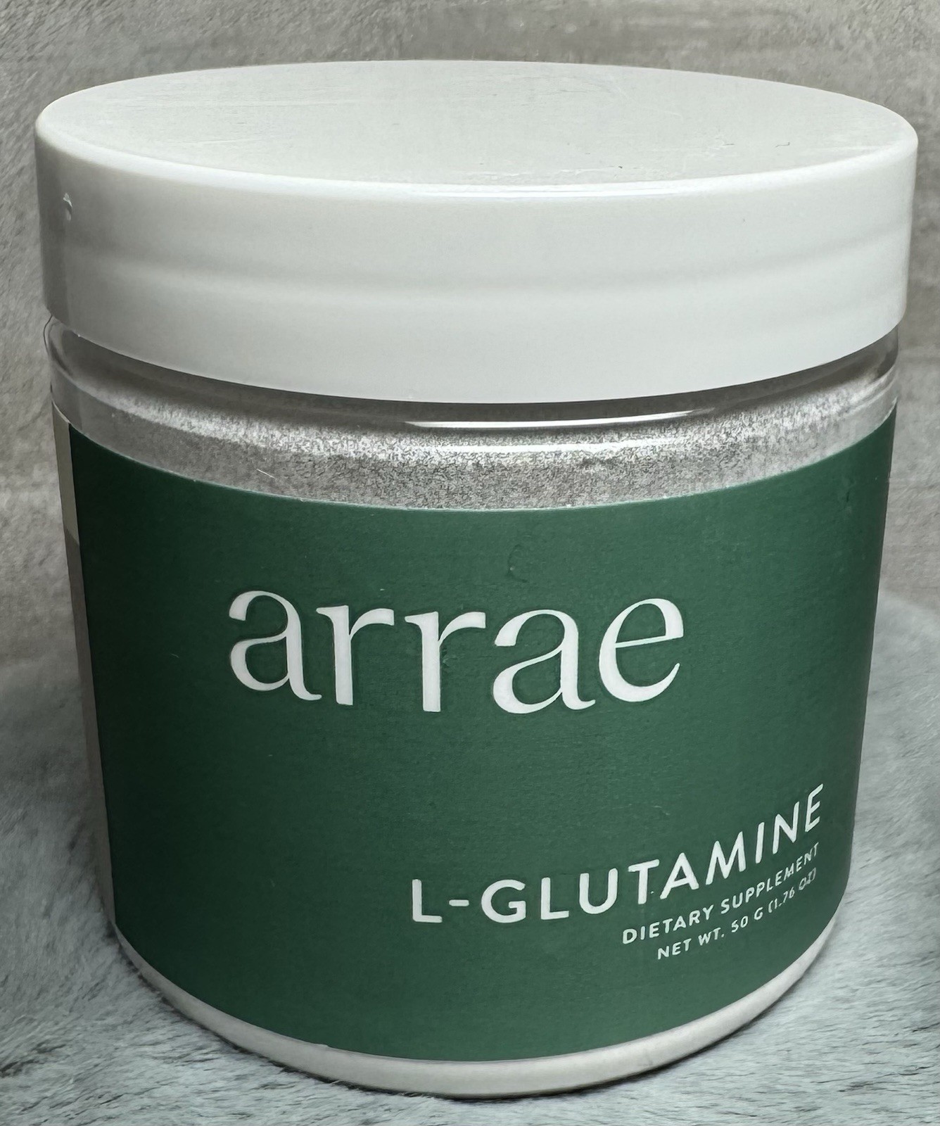 arrae L-Glutamine Vegan Gluten Free Powder 340g Exp 09/2026