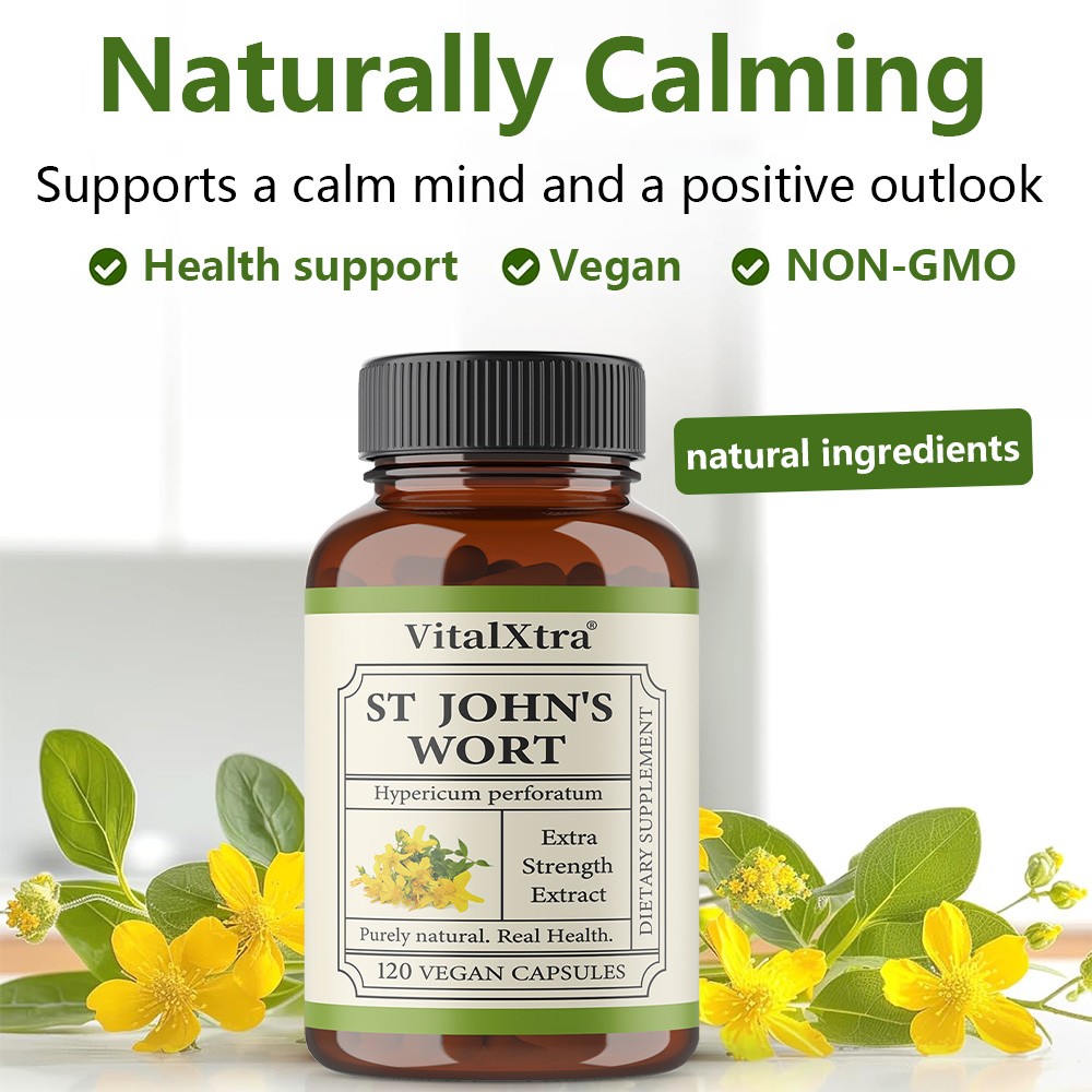 Herbal extracts 30/60/120 Capsules – Natural Mood & Emotional Balance Support