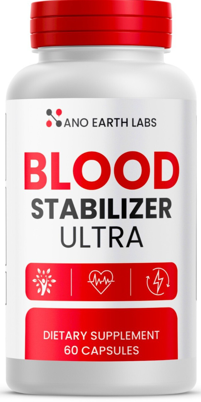 Blood Stabilizer Ultra, Nano Earth Labs Blood Stabilizer Ultra 60 Caps 1Pack