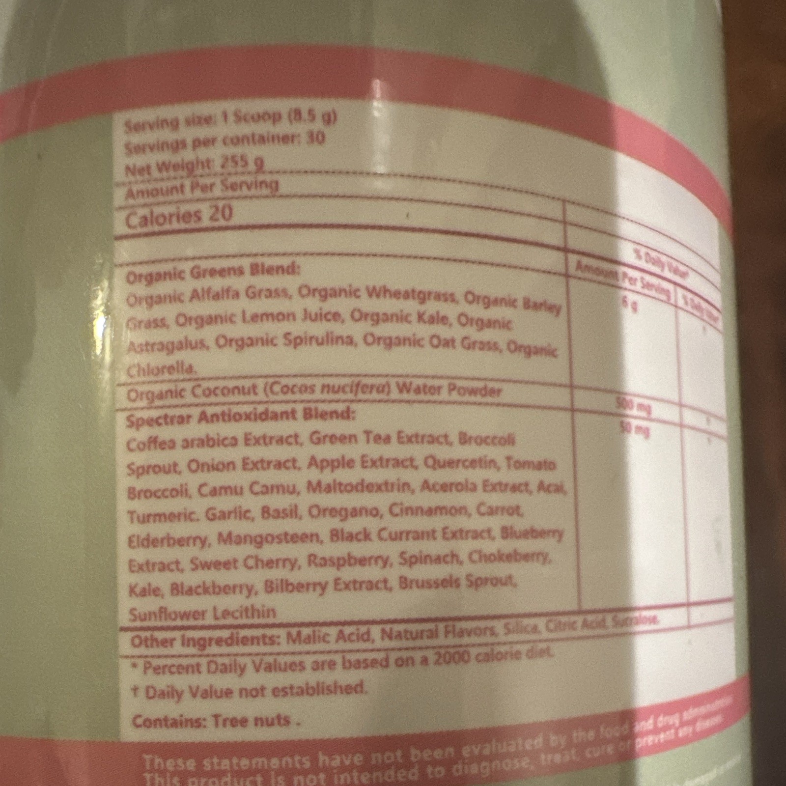 Dr. Hillma Super Greens Powder Organic Watermelon Slush 255g Exp 04/2026