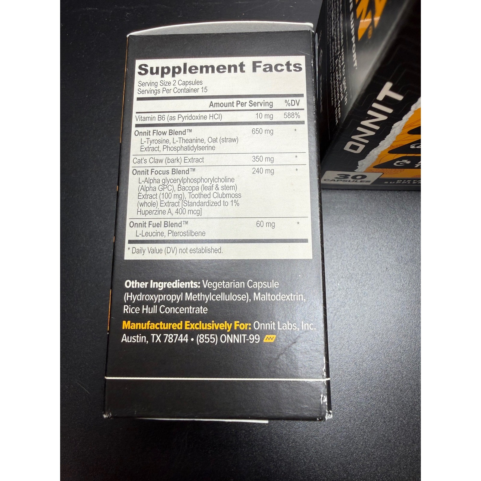 Onnit Alpha Brain Daily Cognitive Support Nootropic 30 Capsules 2 Pack Exp 2027