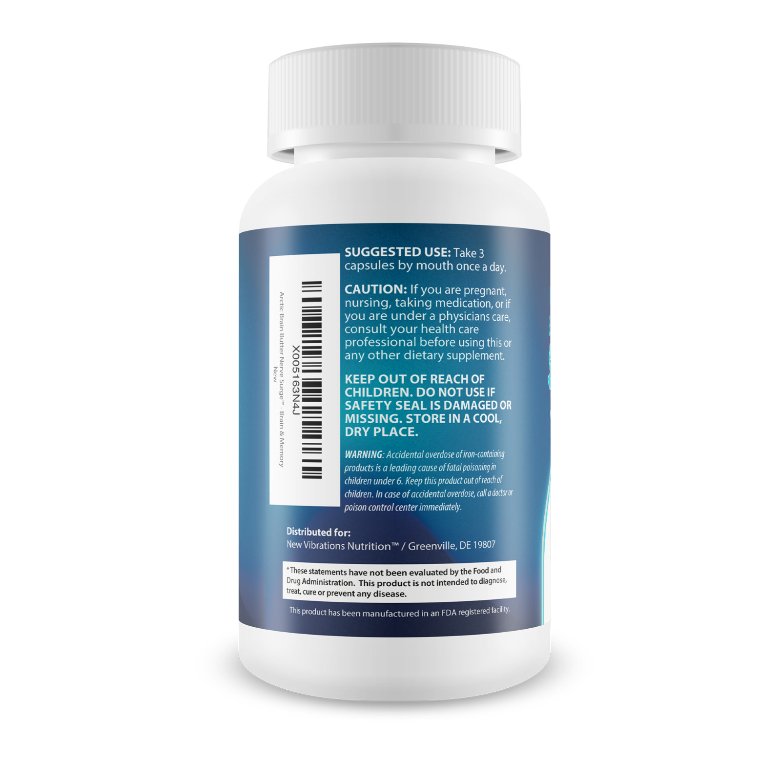 Arctic Brain Butter Nerve Surge – Brain Supplements for Memory and Focus